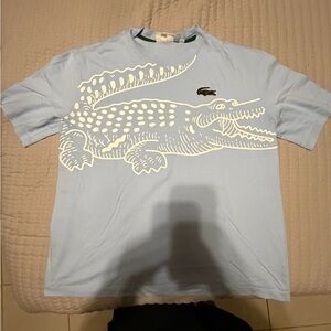 Lacoste Sky Blue Crocodile Tee